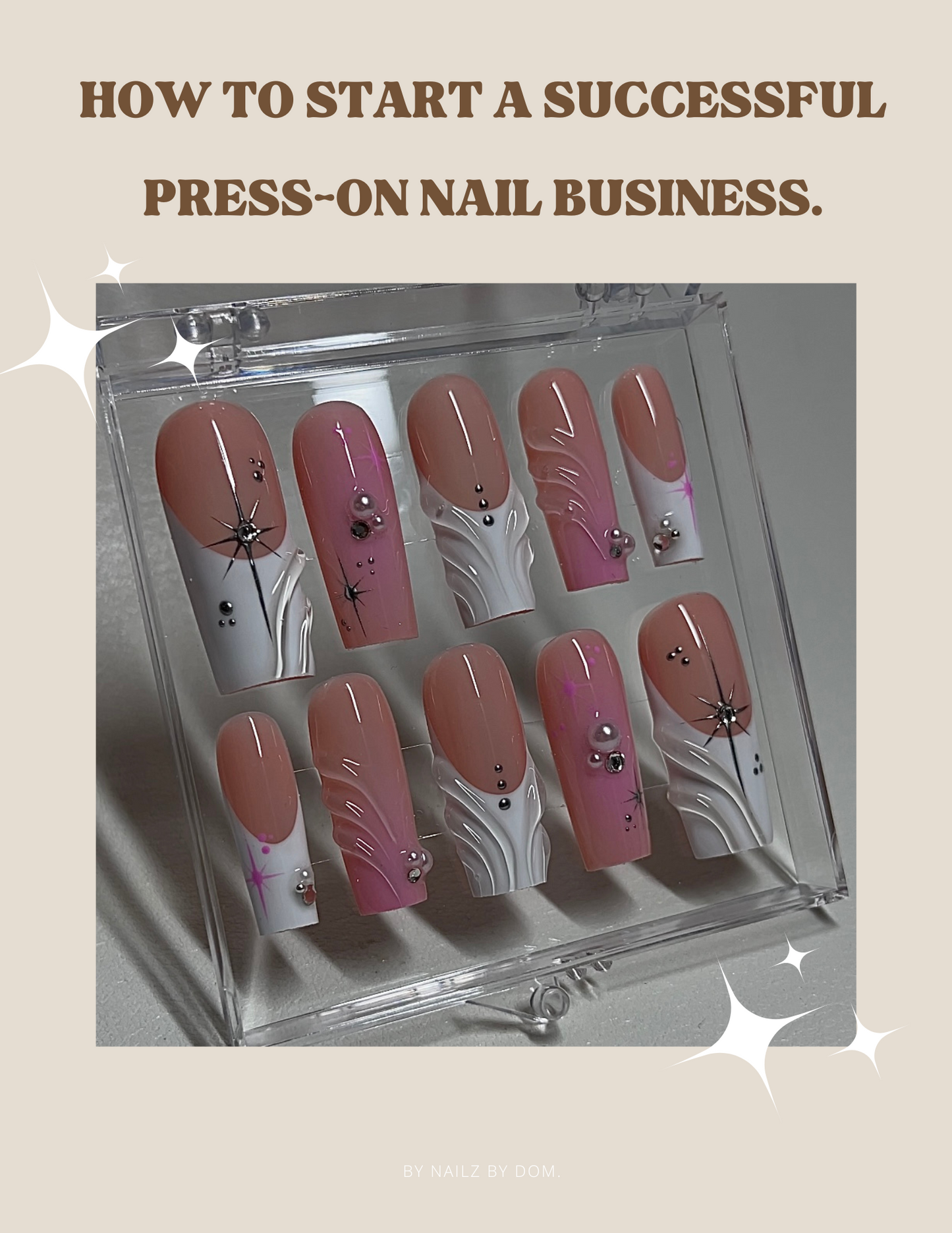 how to start a successful press-on nail business E-book.
