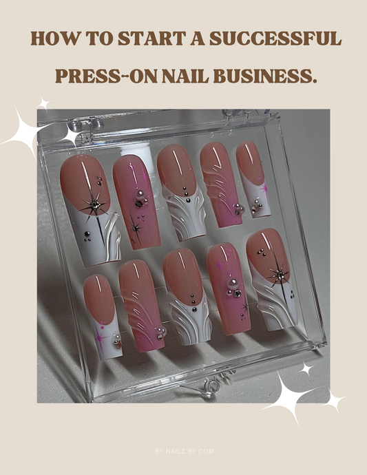 guide to starting a press-on nail business.